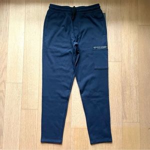 Men’s Navy Fleece Jogger Winter Pants Size M NWT